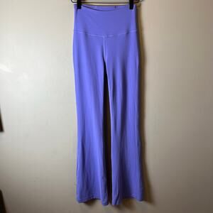 Lululemon‎ Groove Super High Rise Flared Pant Nulu Charged Indigo 33” Size 4